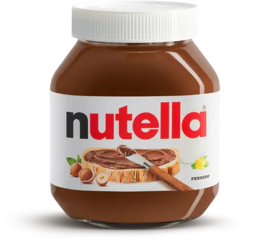Jar Glass New Label | Nutella