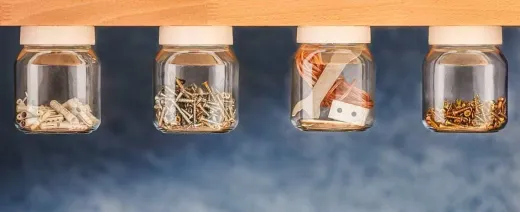 Пустая банка Nutella® для хранения